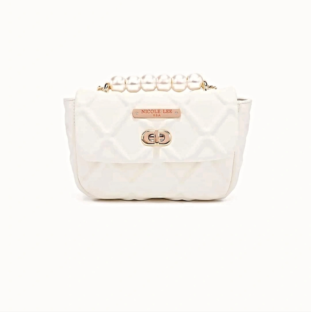 Nicole Lee Pearl Crossbody Purse